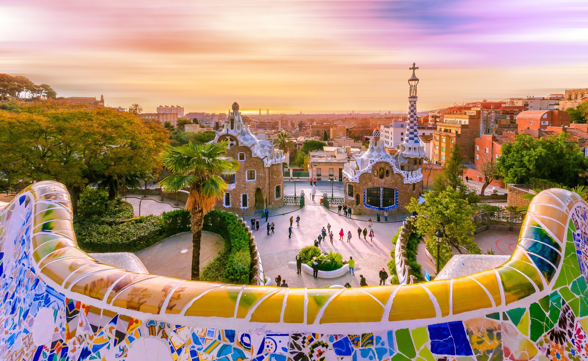 Barcelona Spain skyline